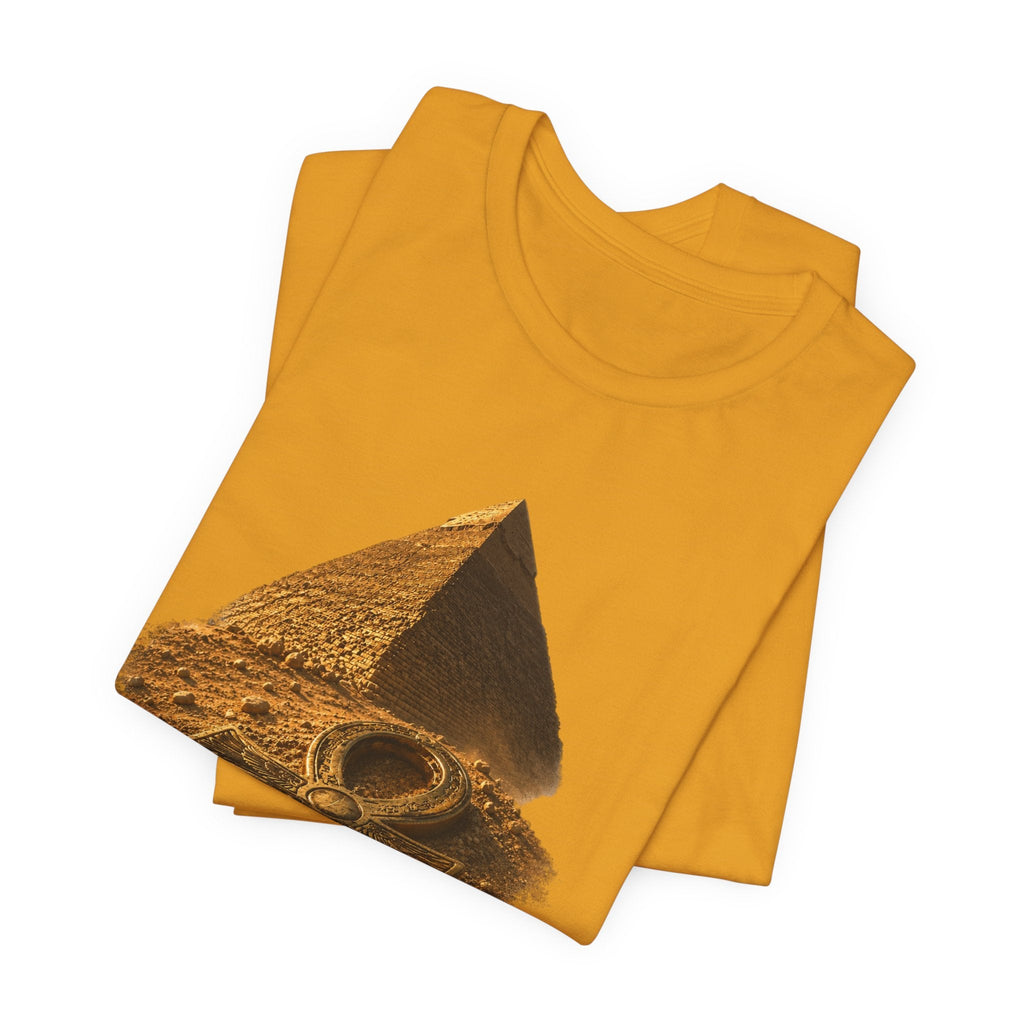 Egyptian Pyramid & Ankh T-Shirt — Ancient Egypt Graphic Tee Printify