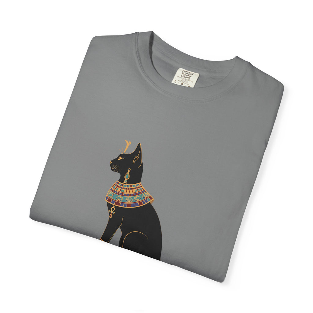 Bastet Egyptian Cat Garment-Dyed T-Shirt