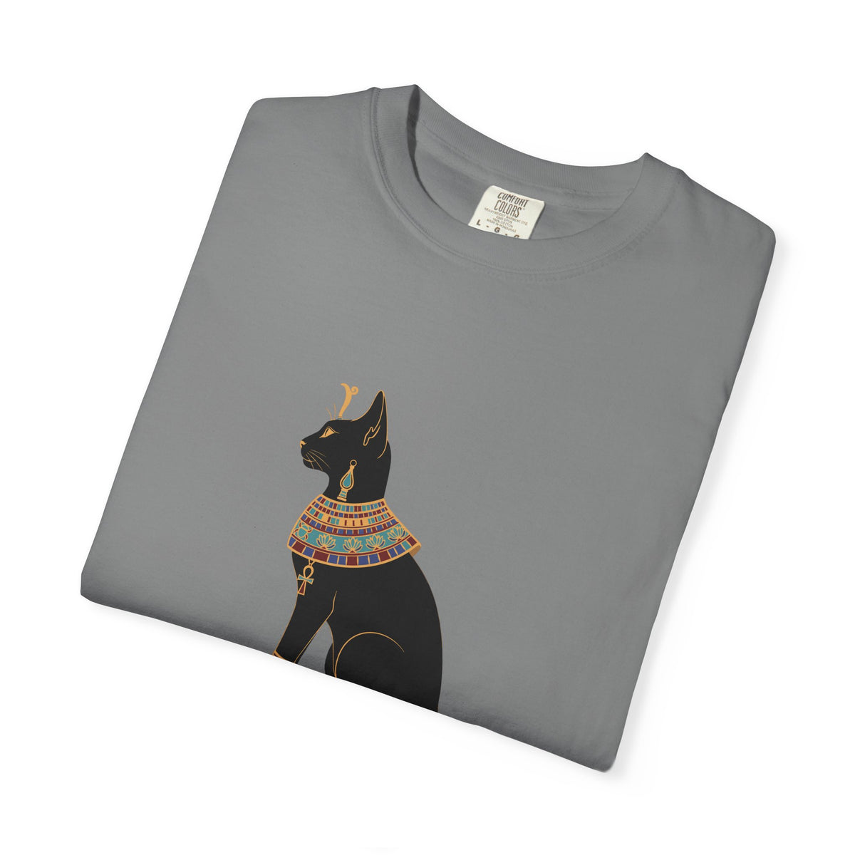 Bastet Egyptian Cat Garment-Dyed T-Shirt