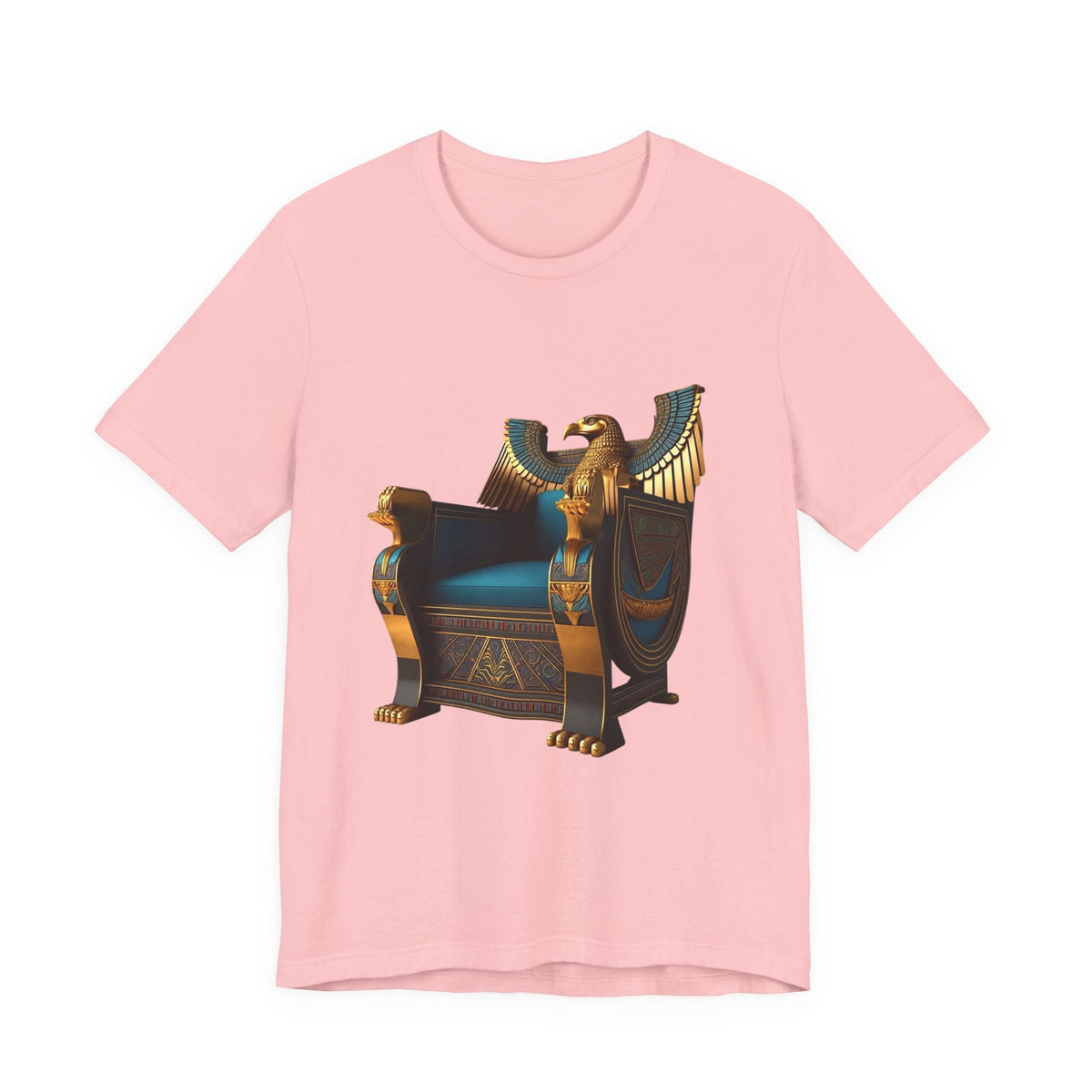 Egyptian Throne T-Shirt — Ancient Egypt Golden Throne Tee Printify