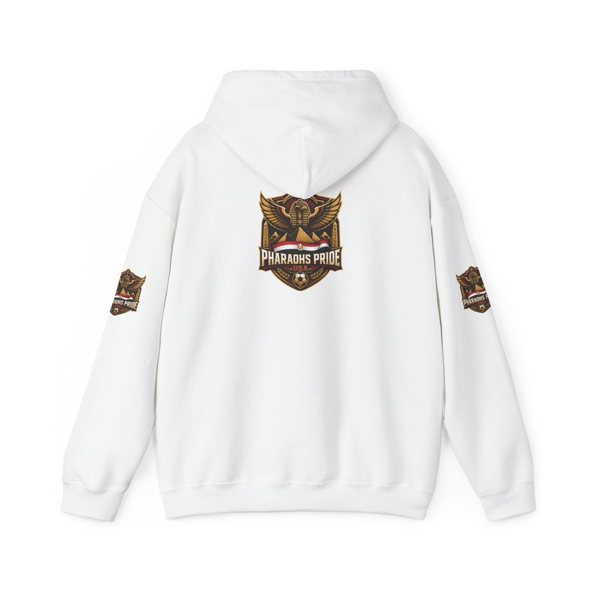 Pharaohs Pride USA Egyptian Crest Pullover Hoodie