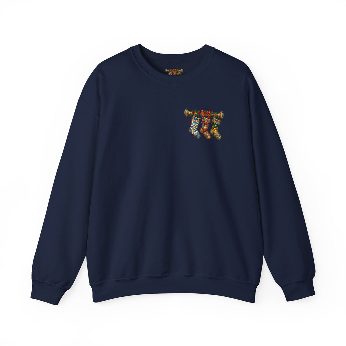 Egyptian Papyrus Christmas Stockings Crewneck Sweatshirt Printify