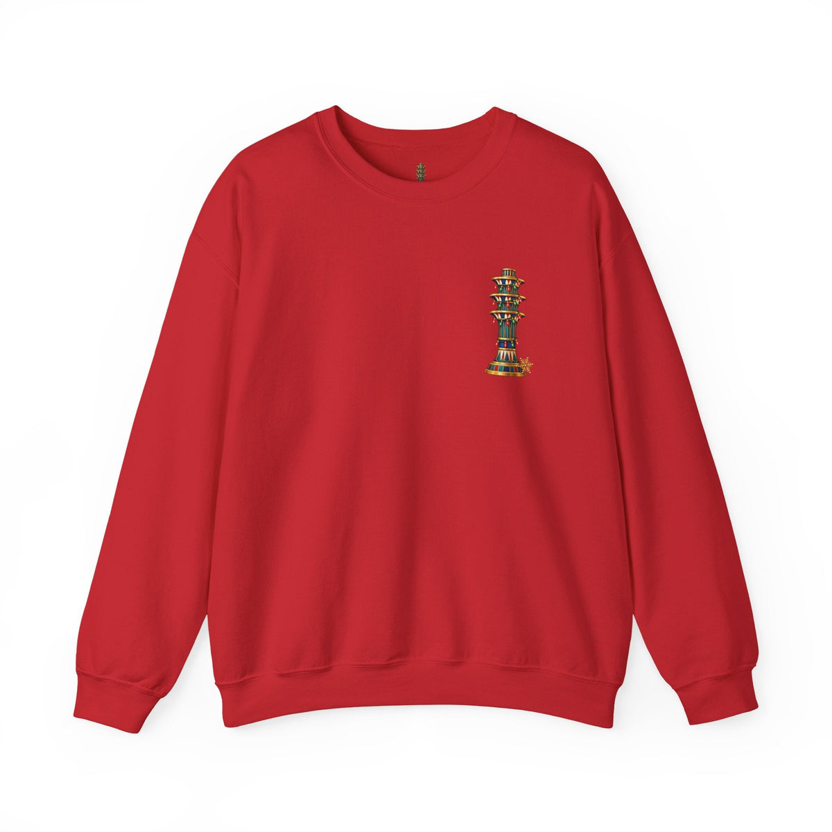 Egyptian Festive Pillar Christmas Crewneck Sweatshirt Printify