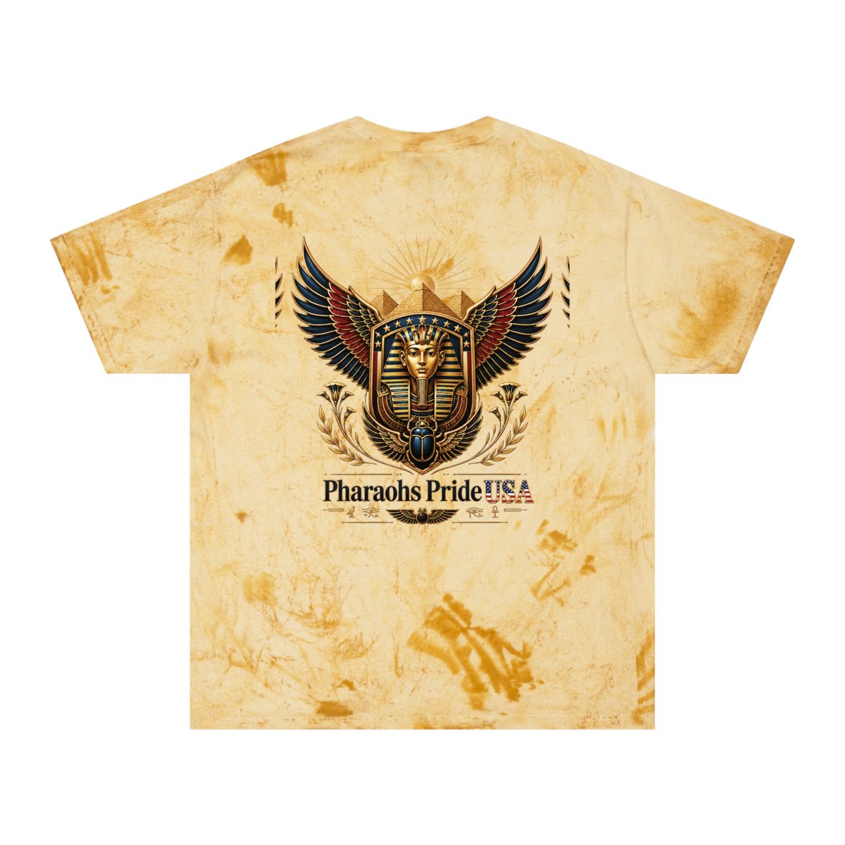 Pharaohs Pride USA Winged Pharaoh Color Blast T-Shirt