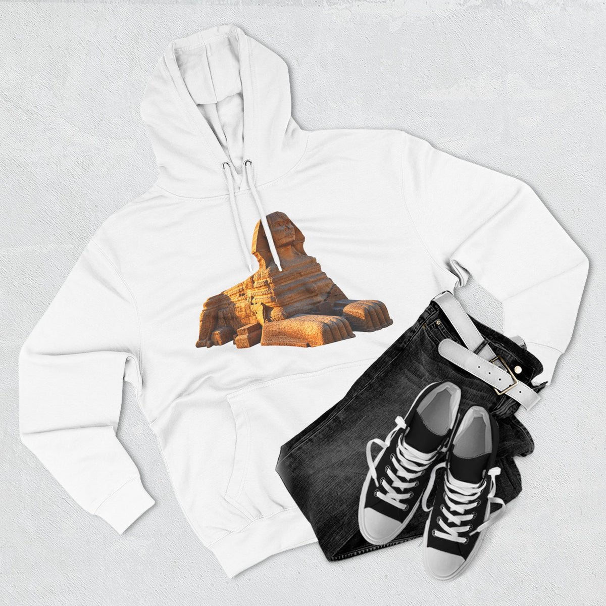 Pharaohs Pride USA Premium Three-Panel Fleece Hoodie