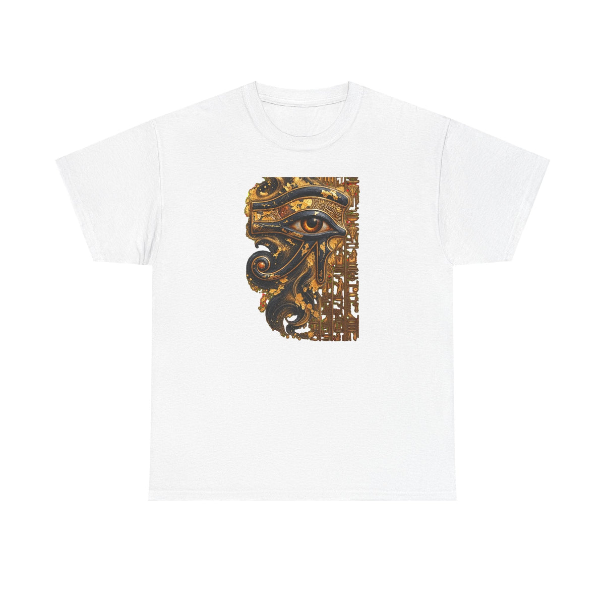 Unisex Heavy Cotton Tee in classic fit made of 100% US cotton with reinforced shoulders and crew neckline