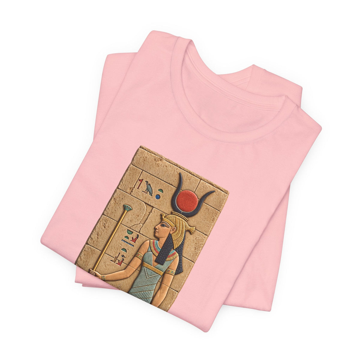 Goddess Isis T-Shirt — Ancient Egyptian Hieroglyph Art Tee Printify