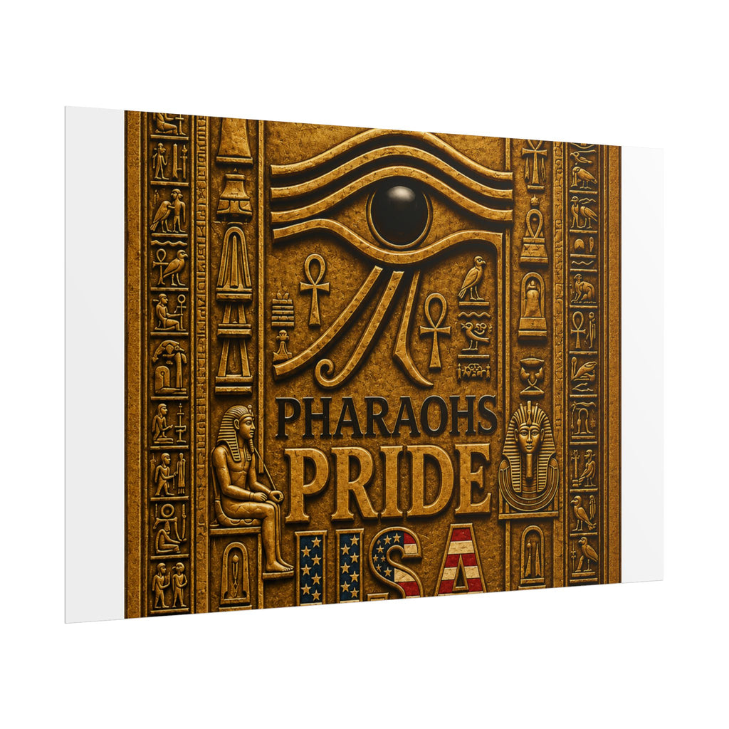 Eye of Horus Pride rolled poster by Pharaohs Pride USA — alternate product view