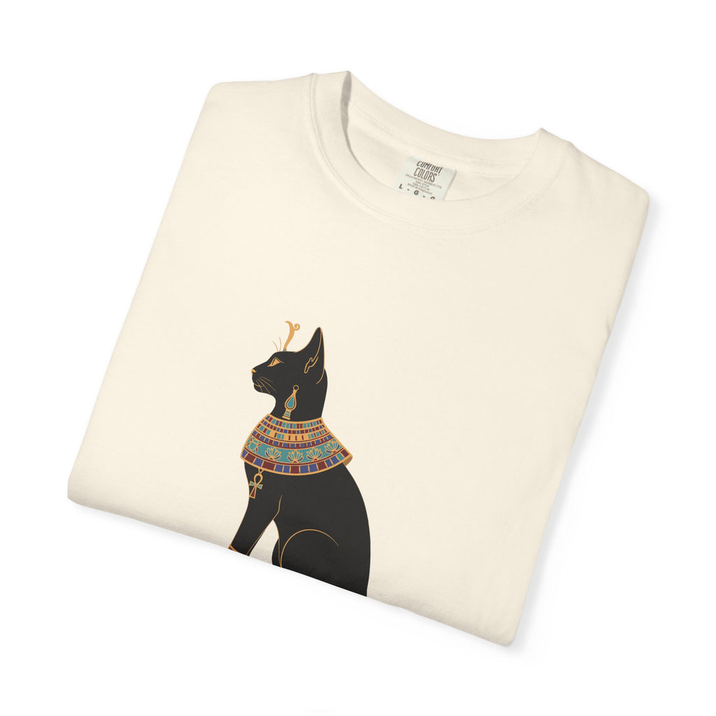 Bastet Egyptian Cat Garment-Dyed T-Shirt