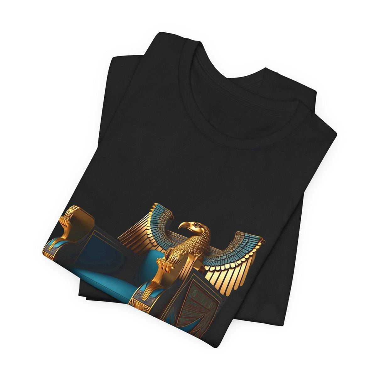 Egyptian Throne T-Shirt — Ancient Egypt Golden Throne Tee Printify