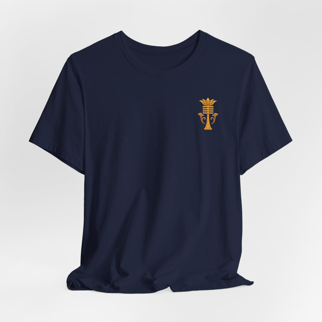 Egyptian Ankh Heart Chest Tee Printify