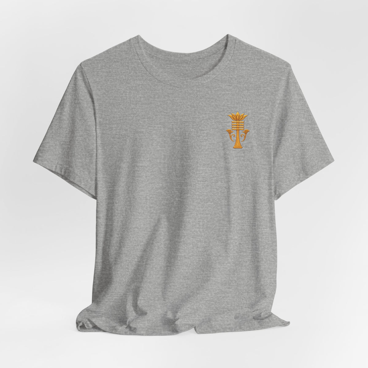 Egyptian Ankh Heart Chest Tee Printify