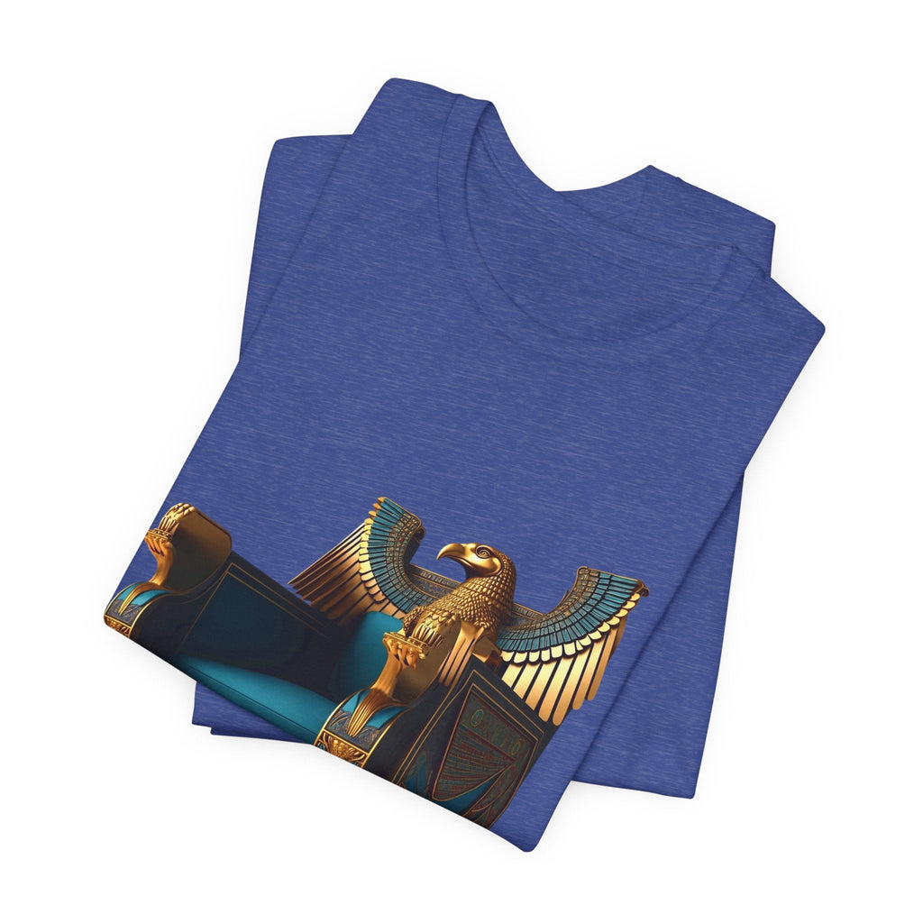 Egyptian Throne T-Shirt — Ancient Egypt Golden Throne Tee Printify