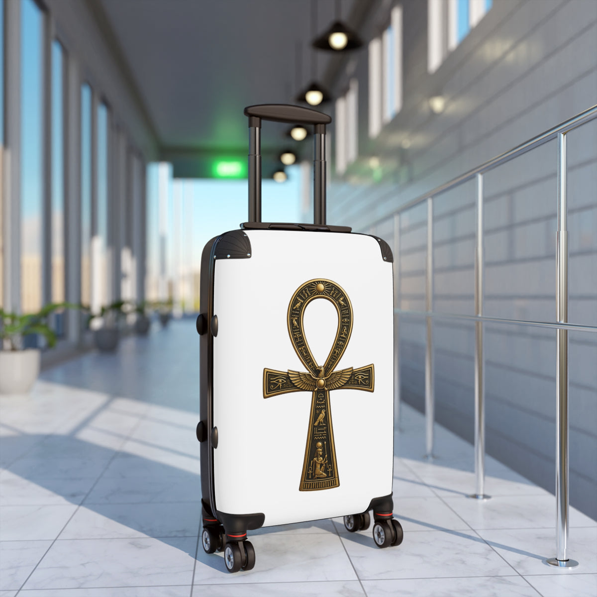 Pharaohs Pride USA Hard-Shell Travel Suitcase