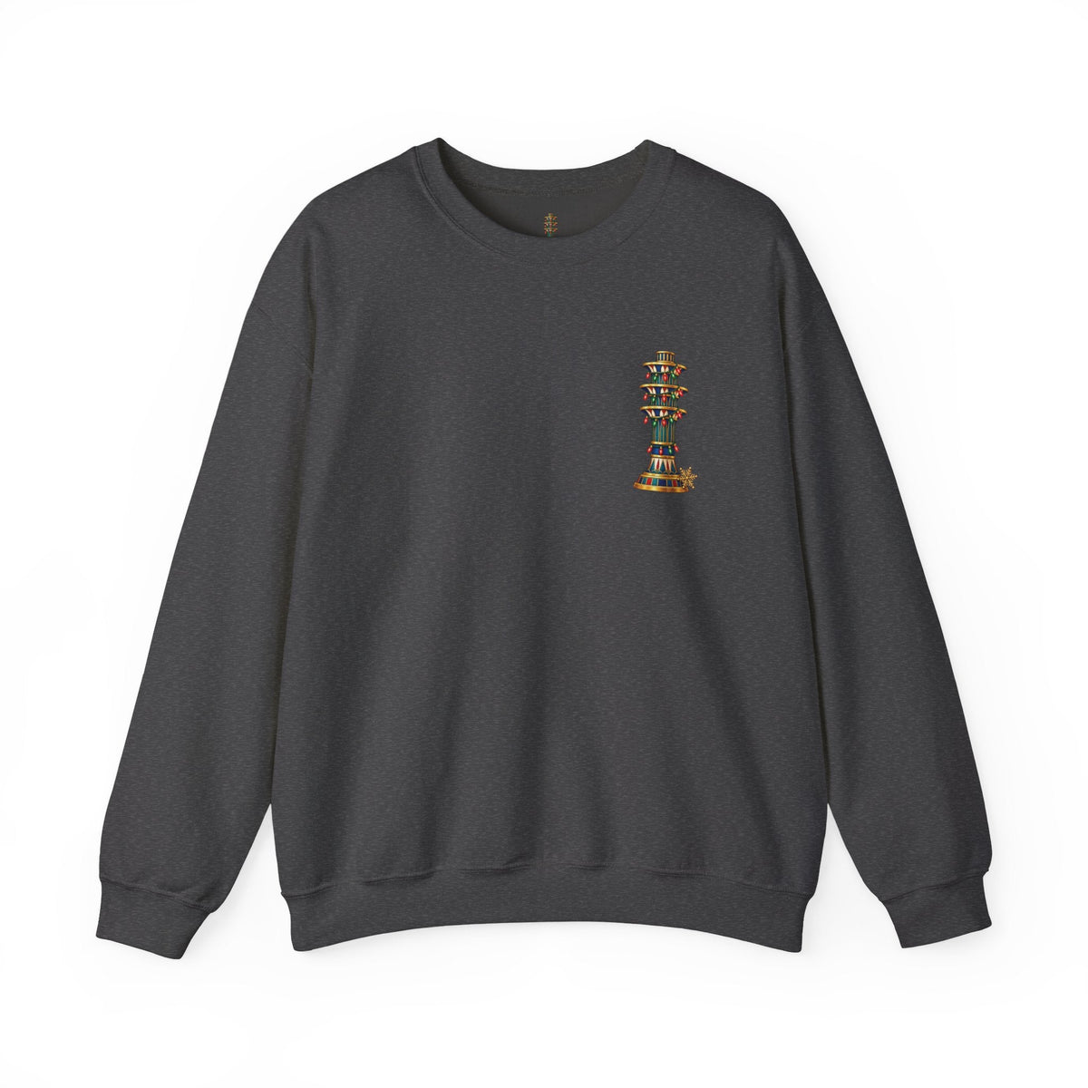 Egyptian Festive Pillar Christmas Crewneck Sweatshirt Printify
