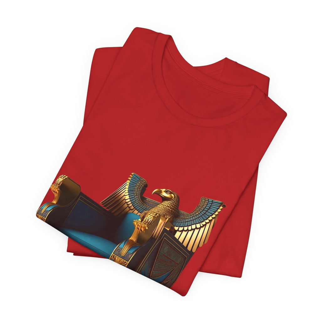 Egyptian Throne T-Shirt — Ancient Egypt Golden Throne Tee Printify