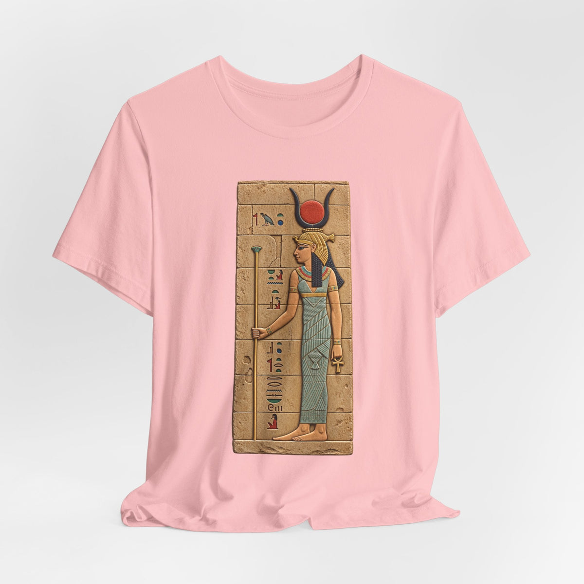 Goddess Isis T-Shirt — Ancient Egyptian Hieroglyph Art Tee Printify