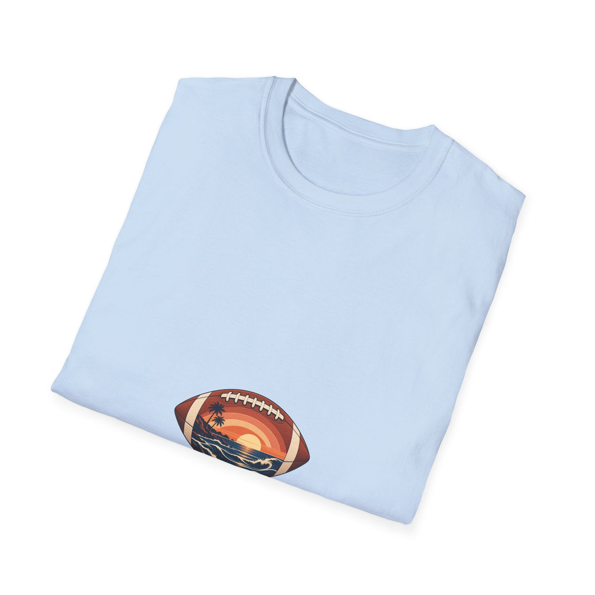 California Game Day Football T-Shirt | Coastal Sunset Printify