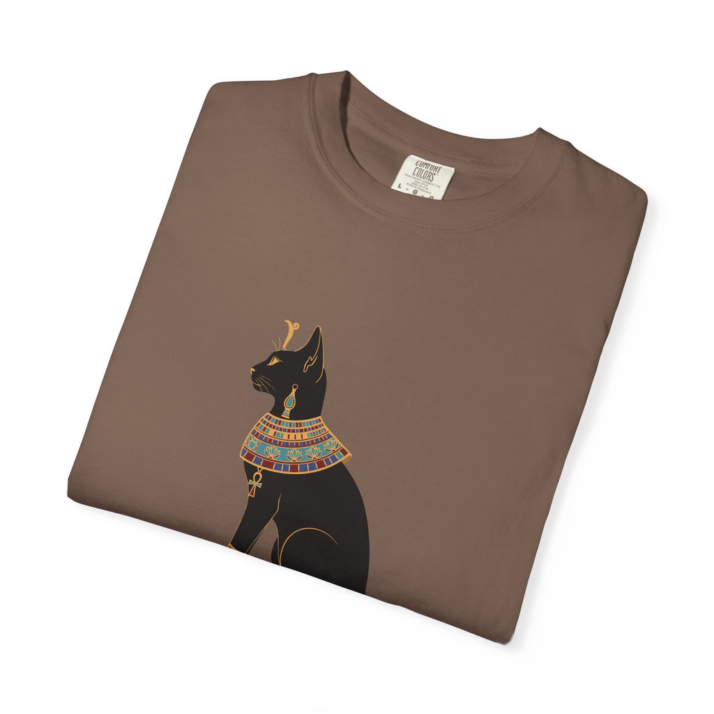 Bastet Egyptian Cat Garment-Dyed T-Shirt