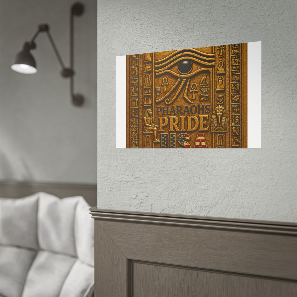 Eye of Horus Pride rolled poster by Pharaohs Pride USA — alternate product view