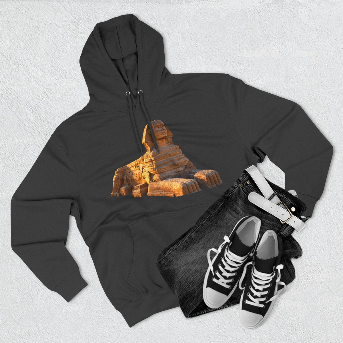 Pharaohs Pride USA Premium Three-Panel Fleece Hoodie