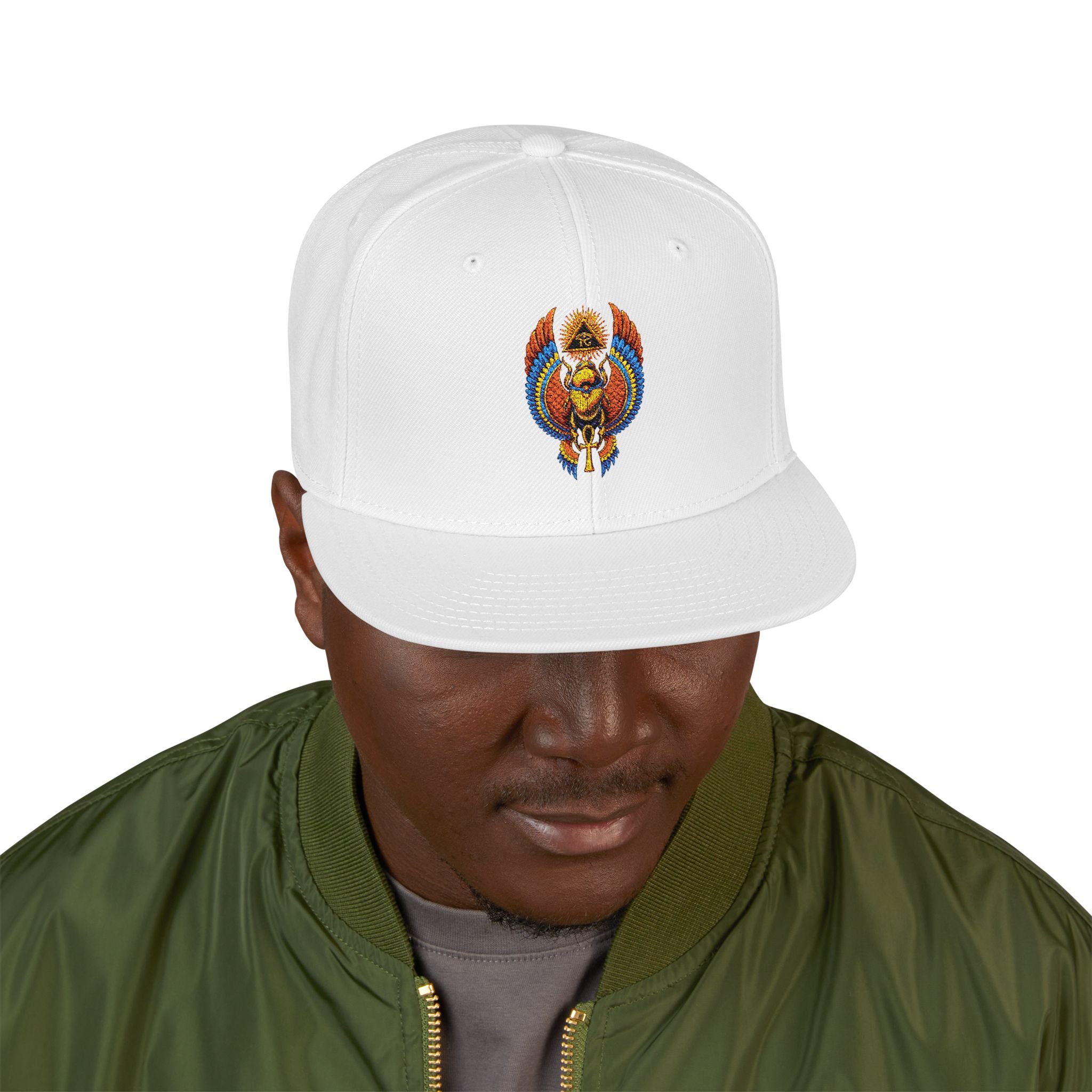 Egyptian Heritage High-Profile Embroidered Snapback