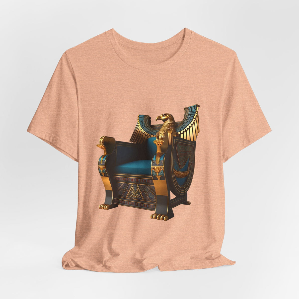 Egyptian Throne T-Shirt — Ancient Egypt Golden Throne Tee Printify