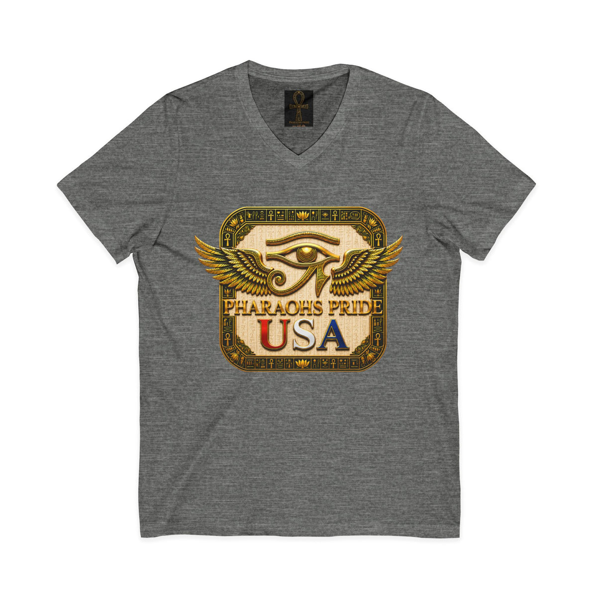 Pharaohs Pride USA Heritage Crest V-Neck Tee product image 3