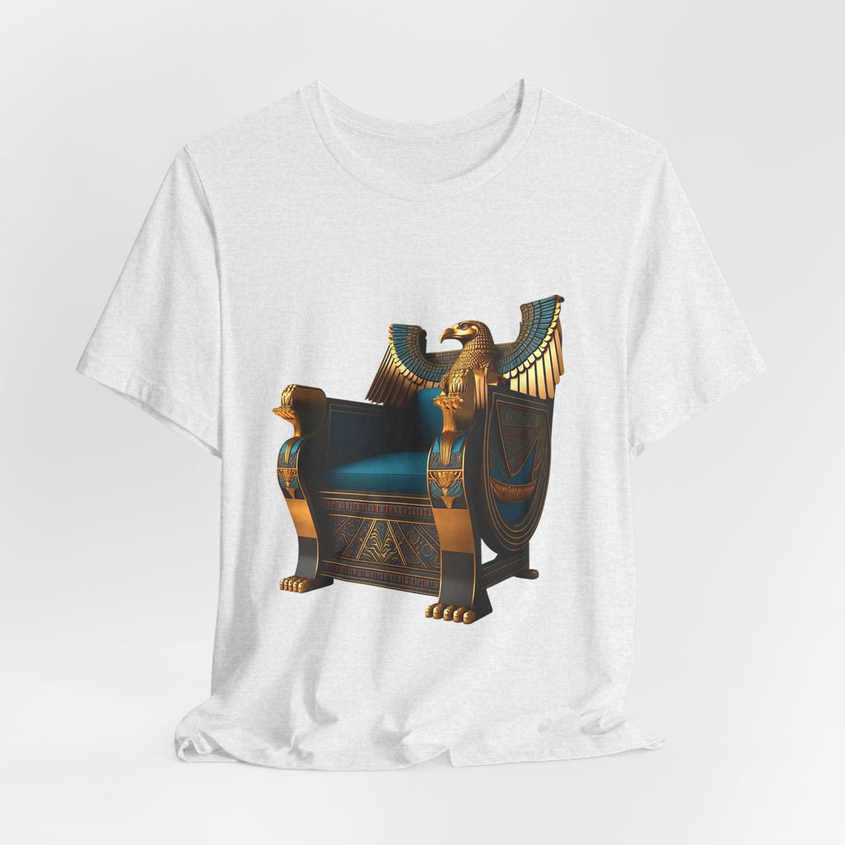 Egyptian Throne T-Shirt — Ancient Egypt Golden Throne Tee Printify