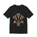 Egyptian Lotus T-Shirt — Vintage Floral Heritage Graphic Tee Printify