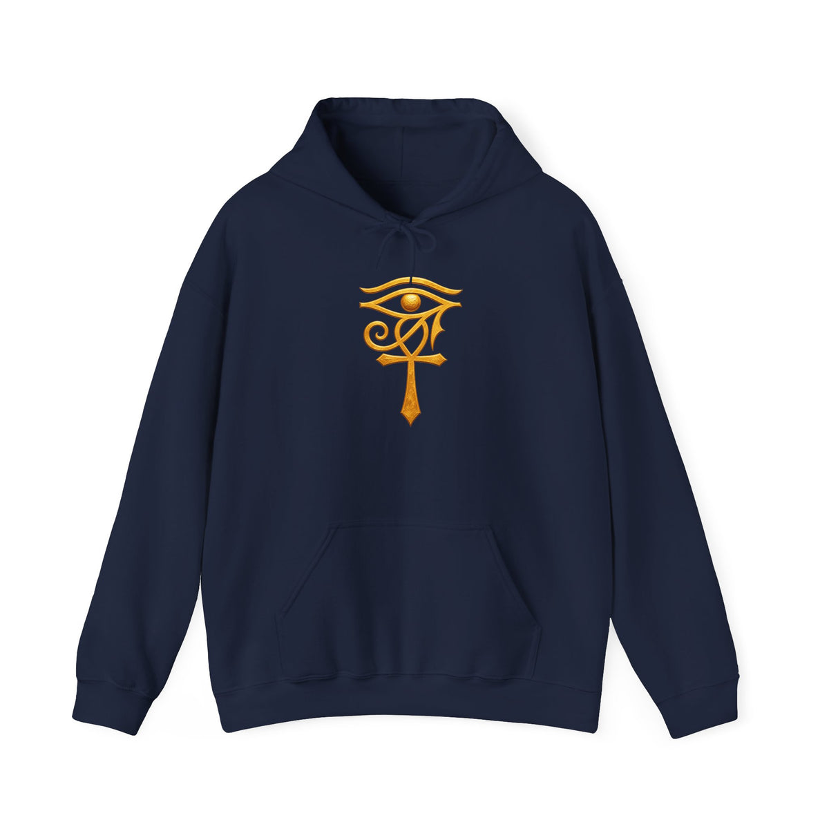 Hoodie — Golden Eye of Ra Symbol Graphic Hoodie Printify