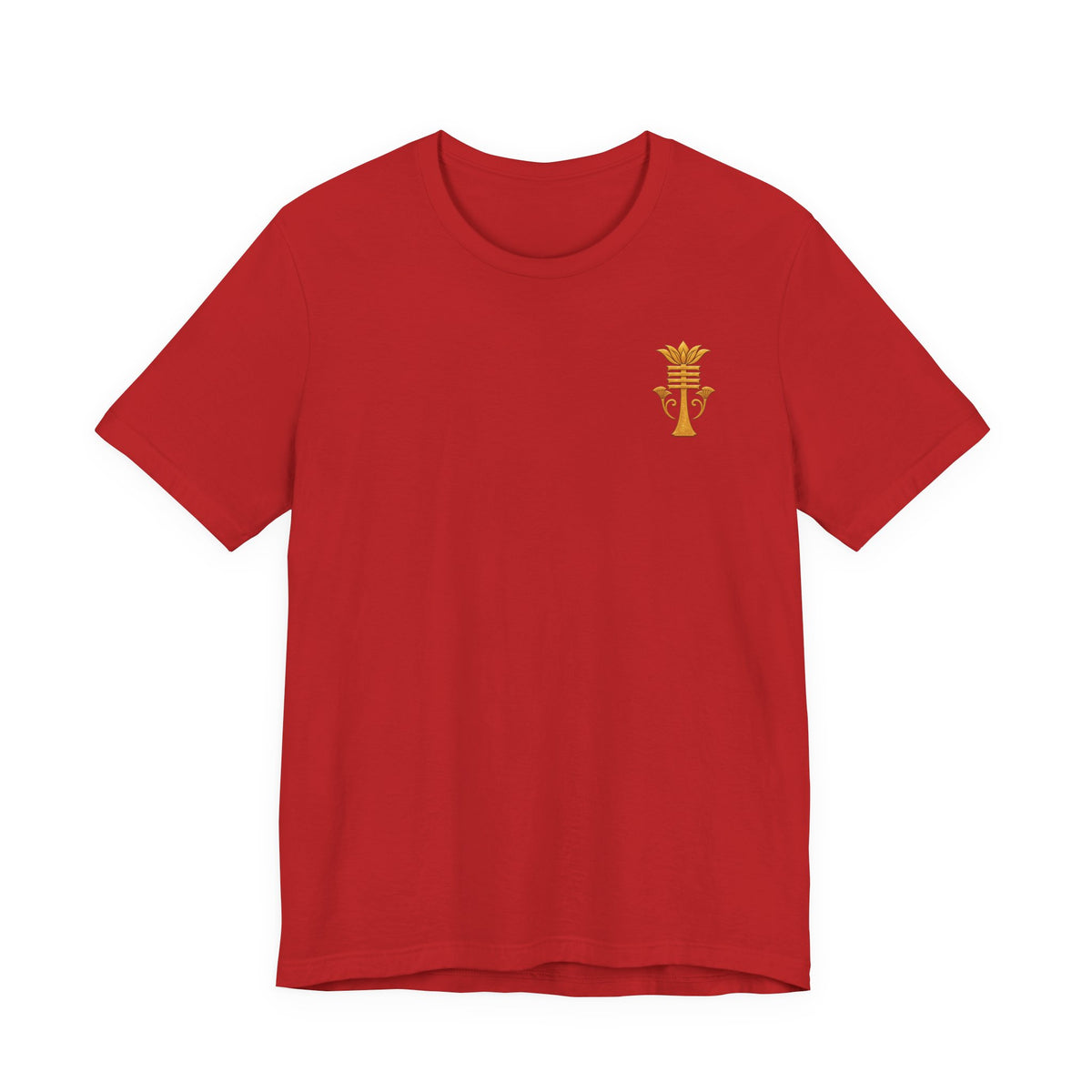 Egyptian Ankh Heart Chest Tee Printify