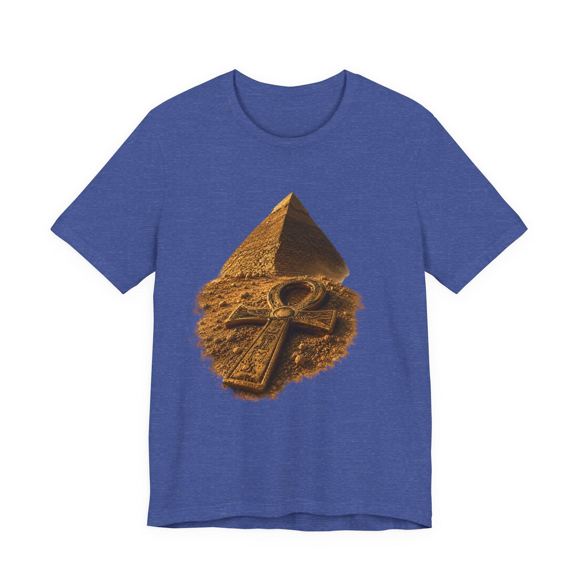 Egyptian Pyramid & Ankh T-Shirt — Ancient Egypt Graphic Tee Printify