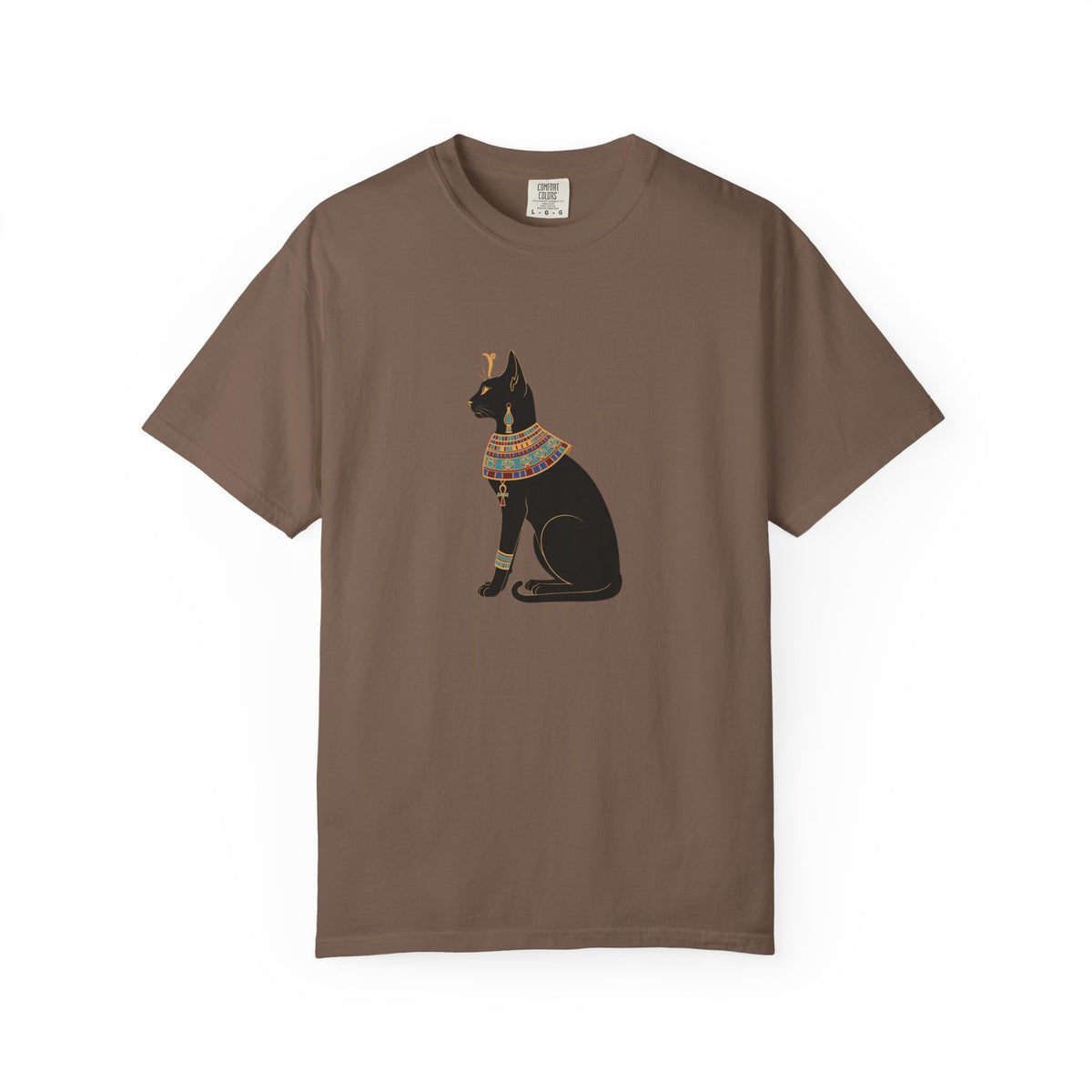 Bastet Egyptian Cat Garment-Dyed T-Shirt