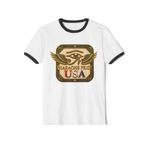 Pharaohs Pride USA Classic Cotton Ringer T-Shirt