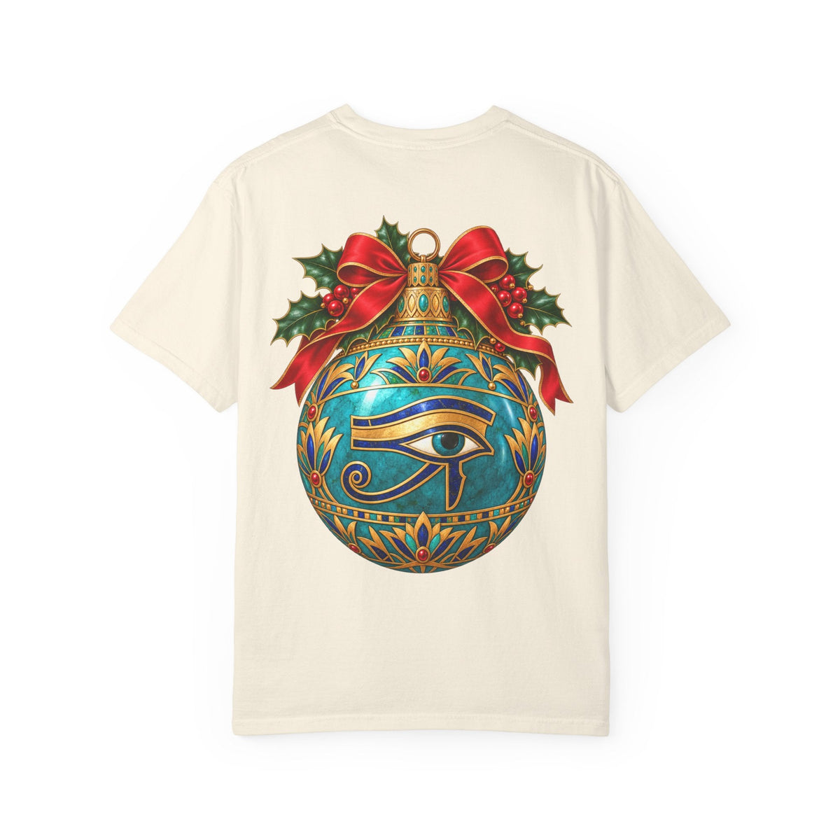 Egyptian Eye of Horus Christmas Ornament T-Shirt Printify