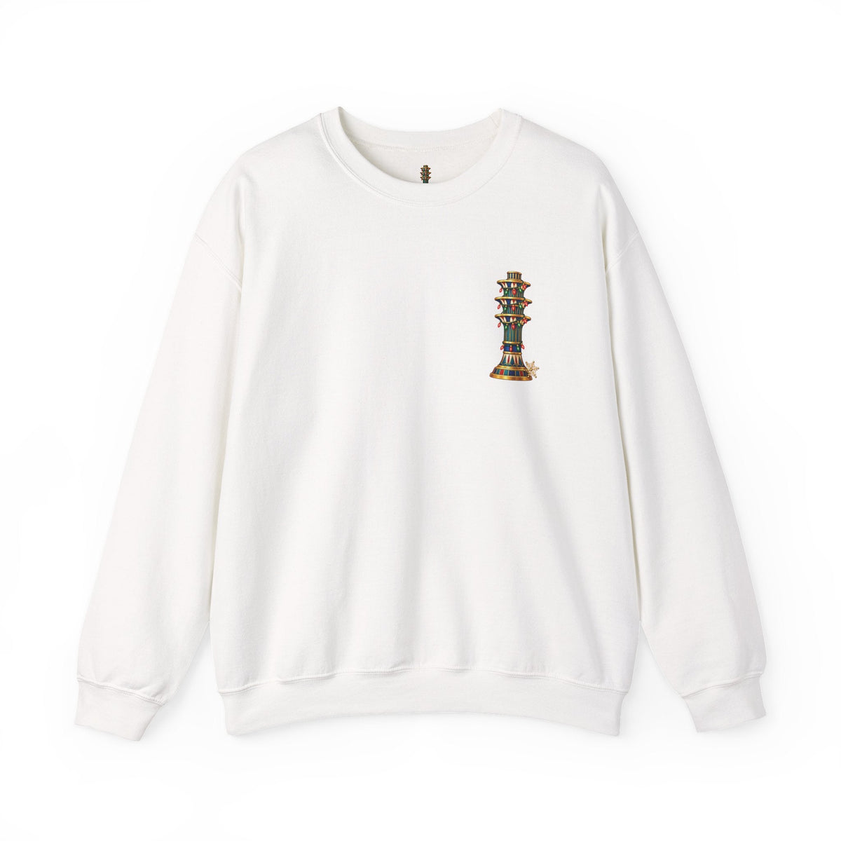 Egyptian Festive Pillar Christmas Crewneck Sweatshirt Printify