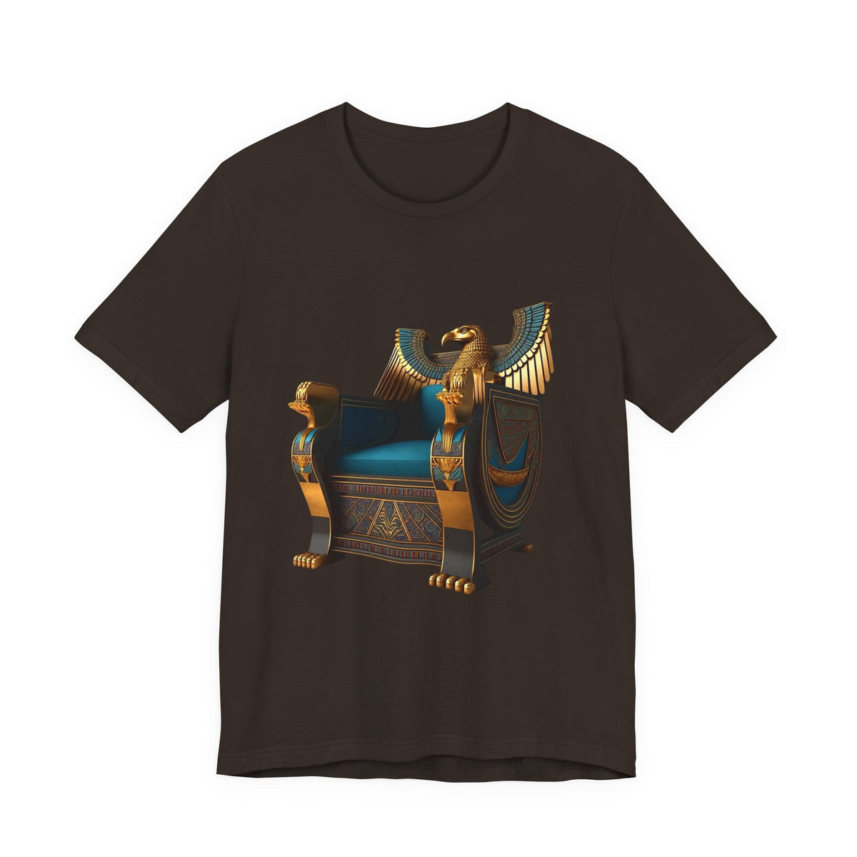 Egyptian Throne T-Shirt — Ancient Egypt Golden Throne Tee Printify