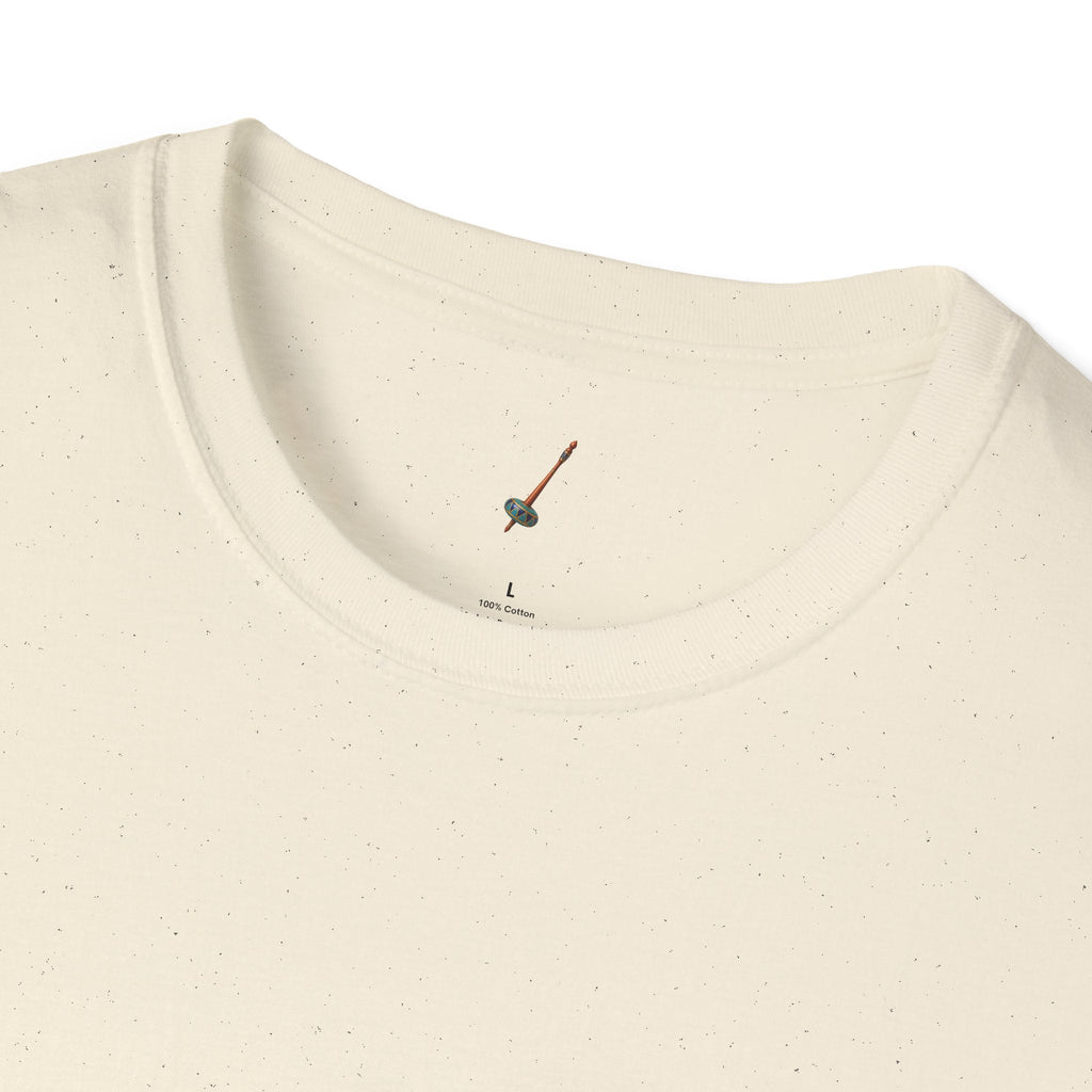 Threads of the Nile — Egyptian Spindle Unisex T-Shirt Printify