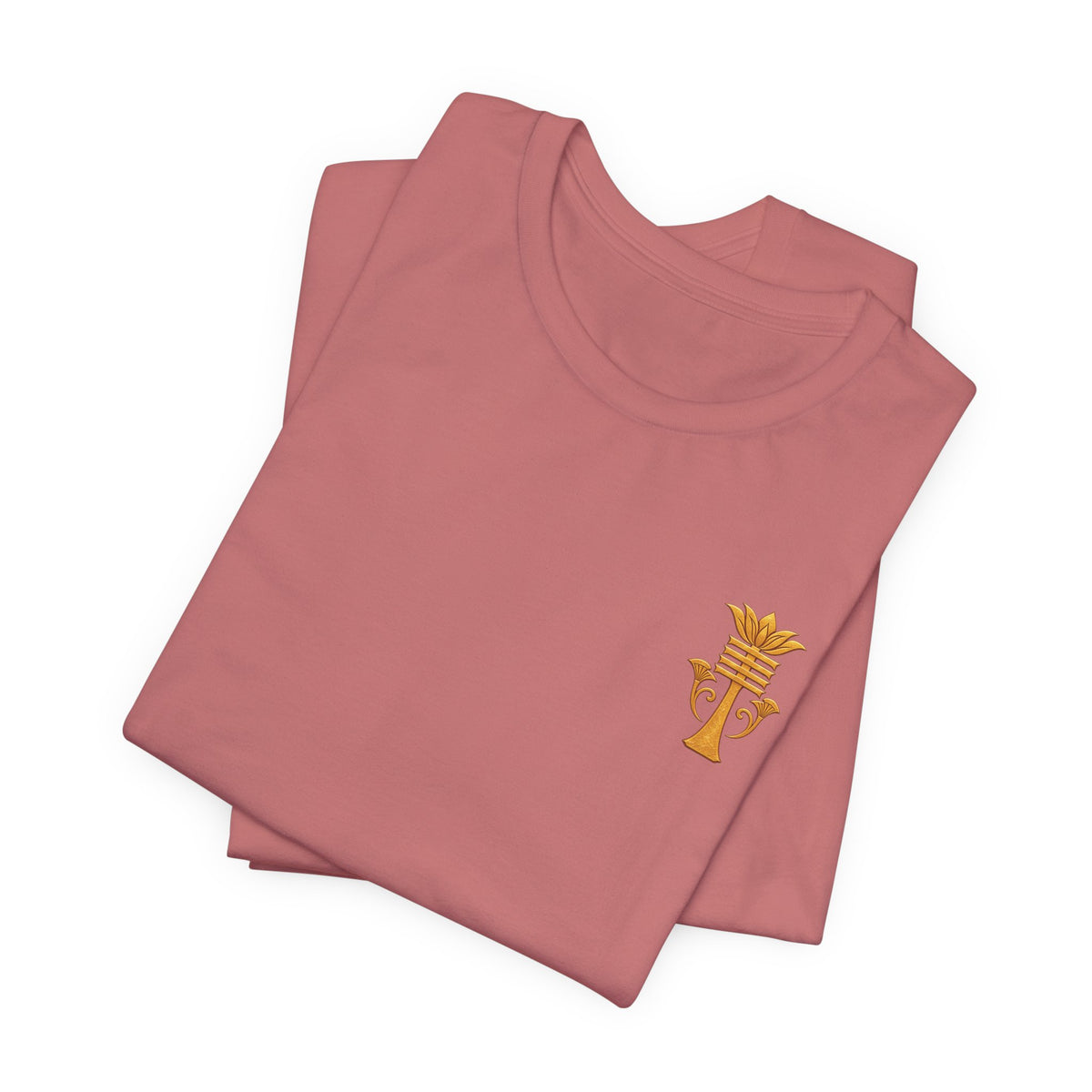 Egyptian Ankh Heart Chest Tee Printify