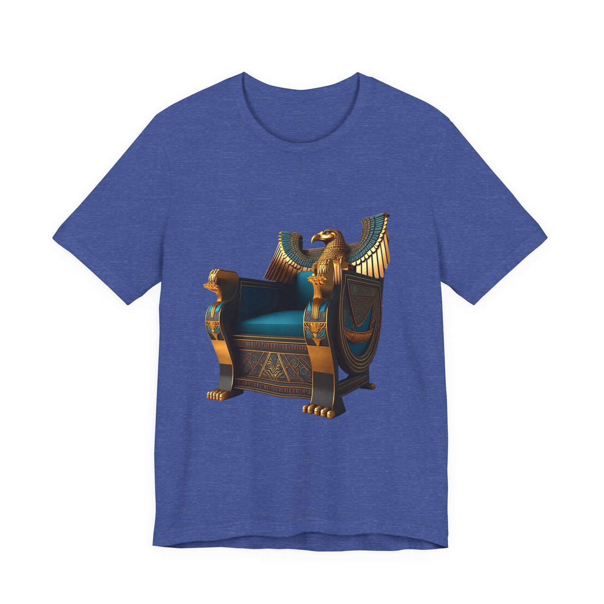 Egyptian Throne T-Shirt — Ancient Egypt Golden Throne Tee Printify