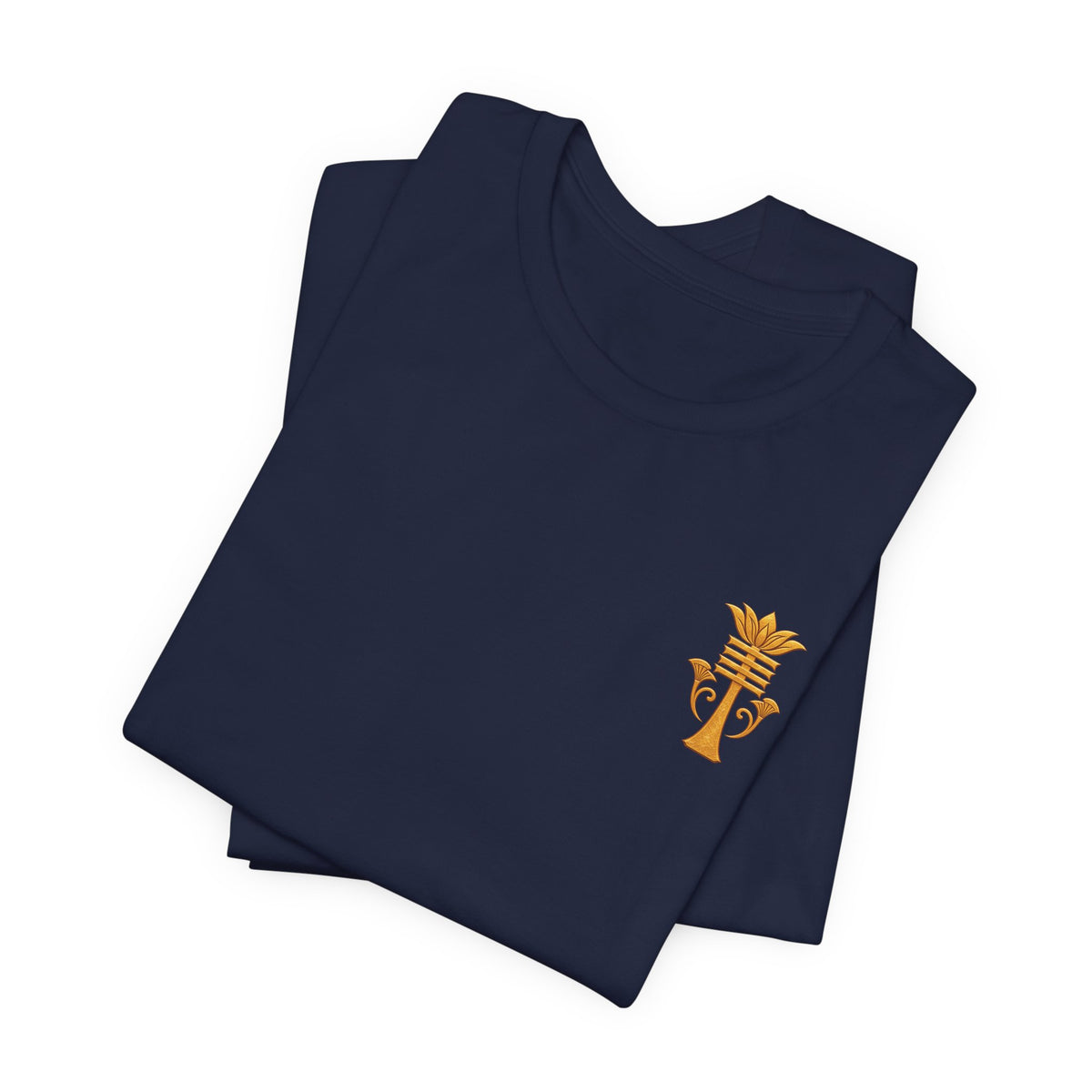 Egyptian Ankh Heart Chest Tee Printify