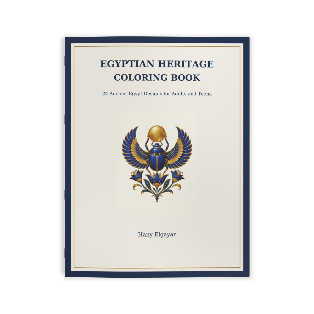 Egyptian Heritage Coloring Book – 24 Ancient Egypt Designs Printify