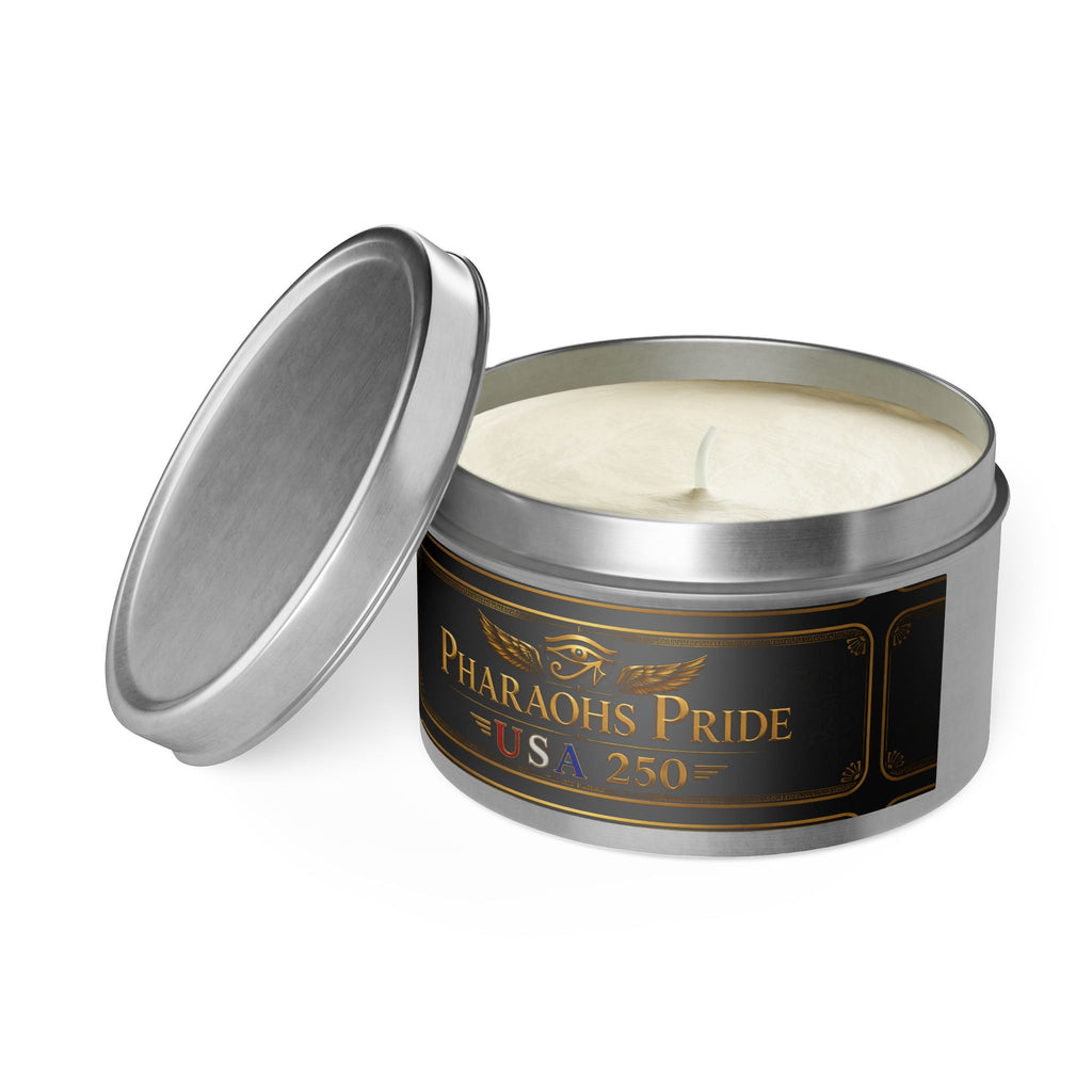 Pharaohs Pride USA scented tin candle — alternate product view
