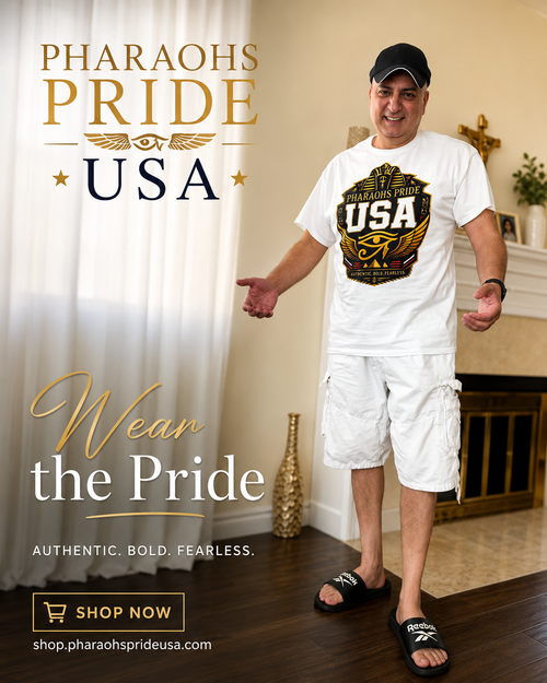 Pharaohs Pride USA Football T-Shirt for Fans