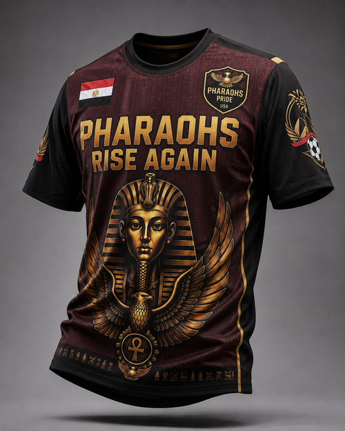 Pharaohs Pride USA Classic Egypt Football Fan Jersey