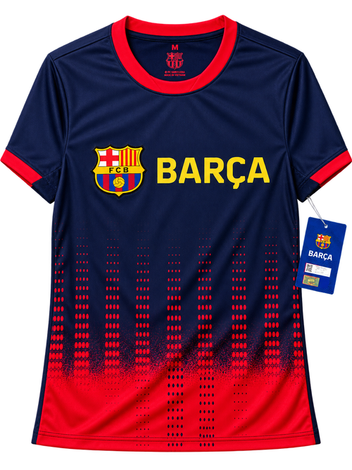 FC Barcelona Barça navy and red game day shirt front view